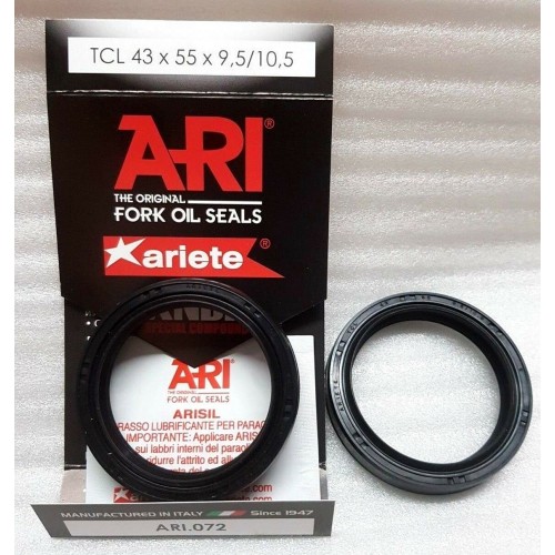 ARİETE .072 ÖN AMORTİSÖR KEÇE TAKIMI 43X55X9.5/10,5 YAMAHA TMAX 530 [2012-2013] MT 03 XT 660 R X XTZ 660 TENERE